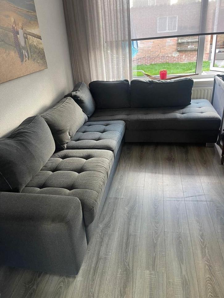 Hoekbank Goossens 'Latino', Huis en Inrichting, Banken | Complete zithoeken, Gebruikt, Ophalen