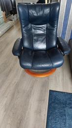 Stressless stoel, Ophalen, Gebruikt, Minder dan 75 cm, Leer