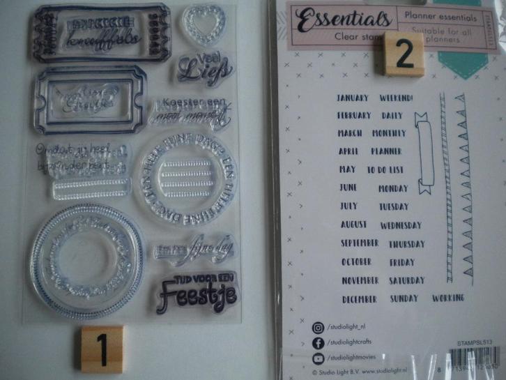 Clear stempels, Hobby en Vrije tijd, Stempelen, Zo goed als nieuw, Clearstamp, Ophalen of Verzenden