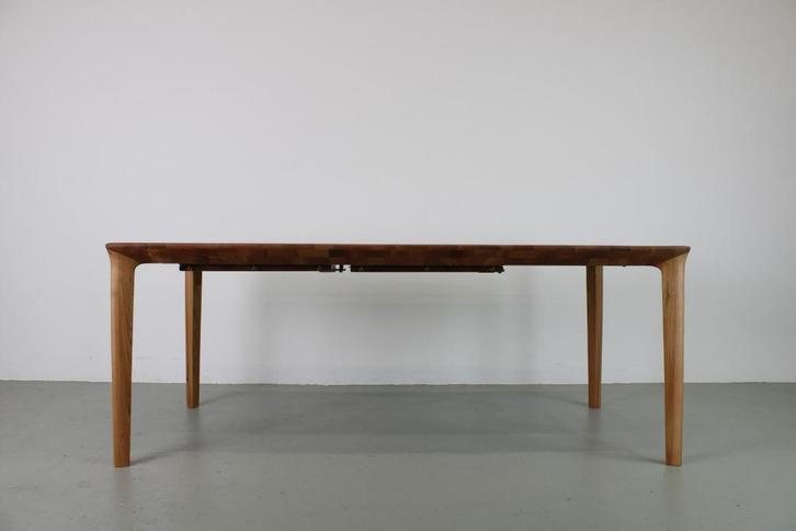 Artisan Tara Extension 200/94/76 + 2x55, Elmhout, Natural oi, Huis en Inrichting, Tafels | Eettafels, Nieuw, 50 tot 100 cm, 200 cm of meer