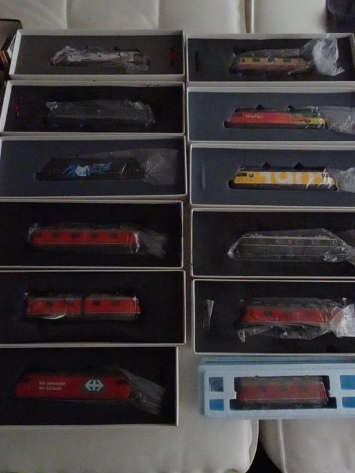 Diversen Zwitserse  locomotieven van HAG. AC In nieuwstaat, Hobby en Vrije tijd, Modeltreinen | H0, Nieuw, Locomotief, Wisselstroom