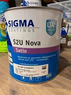 Sigma s2u Nova satin 2,5 liter ral 9001, Doe-het-zelf en Verbouw, Verf, Beits en Lak, Ophalen of Verzenden, Nieuw