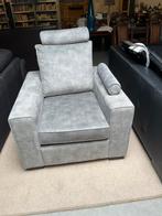 Grote grijze fauteuil, Huis en Inrichting, Fauteuils, Ophalen, Gebruikt, 75 tot 100 cm, 75 tot 100 cm