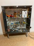 Vitrine kast vintage IKEA zwart glazen deuren, Huis en Inrichting, Kasten | Vitrinekasten, 50 tot 100 cm, 25 tot 50 cm, Zo goed als nieuw