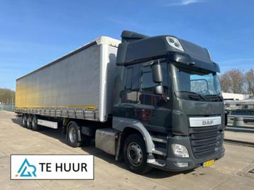 TOPDEAL! DAF CF + WIELTON huiftrailer te huur! 750 euro/week beschikbaar voor biedingen