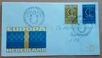 FDC E80 Europazegels 1966 NL beschreven, Postzegels en Munten, Ophalen of Verzenden, Nederland