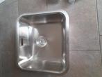 Caressi RVS spoelbak Basic Line, Huis en Inrichting, Ophalen of Verzenden, Nieuw, Minder dan 100 cm