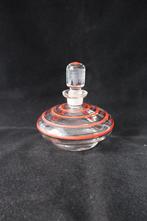 Antiek Art Deco Boheems glas parfumflesje 1930-1940, Antiek en Kunst, Antiek | Glas en Kristal, Ophalen of Verzenden
