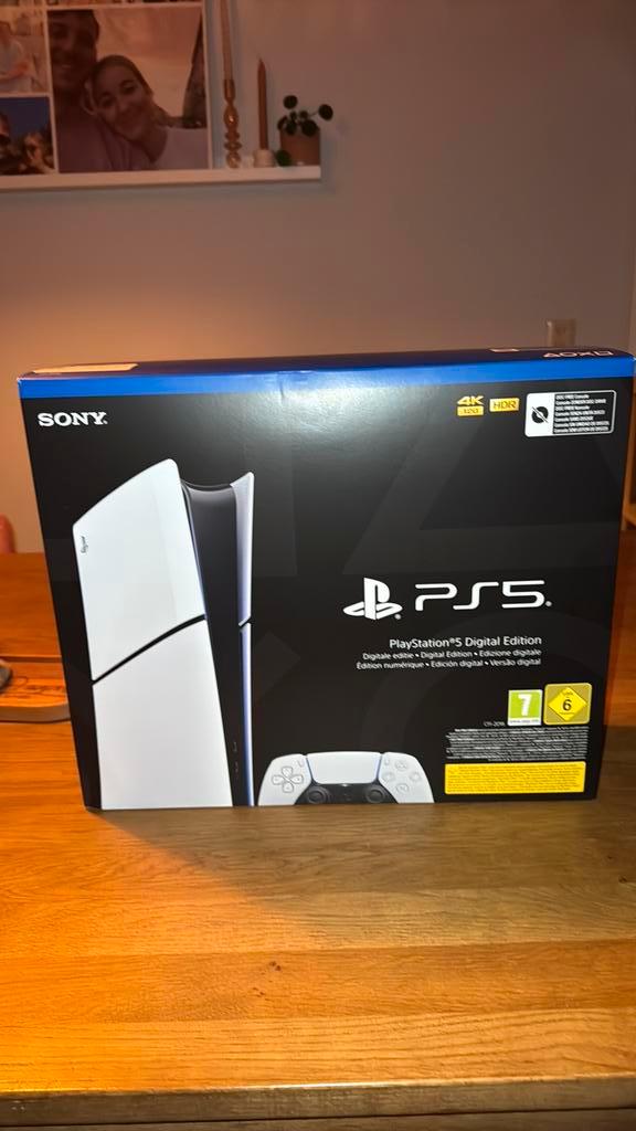 PlayStation 5 Slim Digital ongeopend, Spelcomputers en Games, Spelcomputers | Sony PlayStation 5, Nieuw, Ophalen