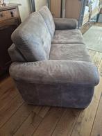 Nette taupe bank - comfortabel en stijlvol, Ophalen, Driepersoons, 75 tot 100 cm, Zo goed als nieuw