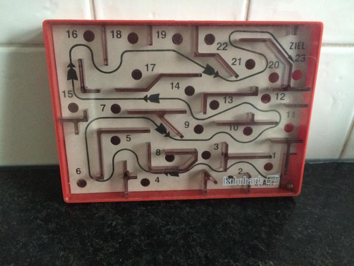 Rabobank labyrinth - vintage presentje Rabobank, Verzamelen, Spaarpotten, Zo goed als nieuw, Overige thema's, Overige materialen