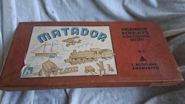 Matador bouw / constructie doos, Antiek en Kunst, Antiek | Speelgoed, Ophalen of Verzenden