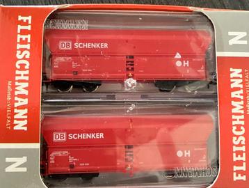 Fleischmann 852318 DB Schenker 4-assige zelflossers beschikbaar voor biedingen