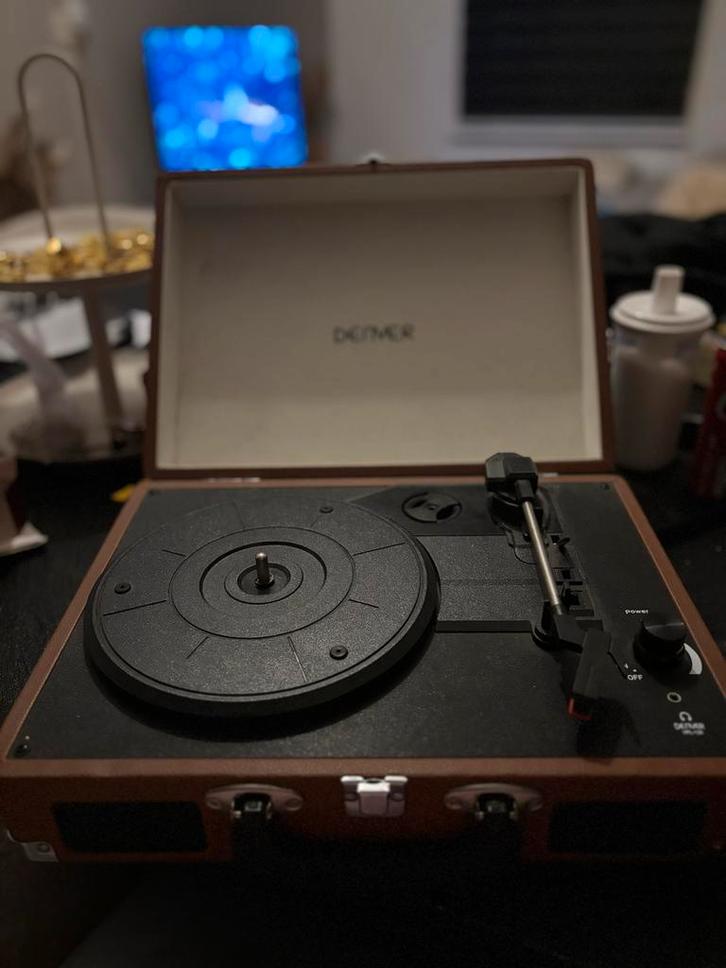 Denver Platenspeler - Nieuwe Naald!, Audio, Tv en Foto, Platenspelers, Gebruikt, Platenspeler, Overige merken, USB-aansluiting