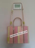 Seidenfelt "Hulu" tas crossbody & kleurrijk streepmotief, Sieraden, Tassen en Uiterlijk, Tassen | Damestassen, Ophalen of Verzenden