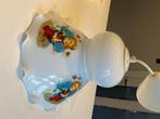 Oude glazen kinderkamer lamp, Ophalen of Verzenden
