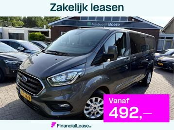 Ford Transit Custom 2.0 TDCI 130pk L2 Dubbel Cabine Limited  beschikbaar voor biedingen