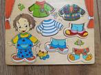 Houten aankleedpuzzel meisje – compleet en netjes, 2 tot 4 jaar, Ophalen of Verzenden, Zo goed als nieuw, Van hout