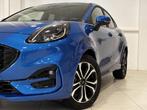 Ford Puma 1.0 EcoBoost Hybrid ST-Line X | Airconditioning |, Auto's, Ford, 125 pk, Euro 6, Blauw, Leder en Stof