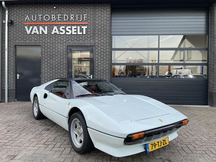 Ferrari 308 GT Spider Inj. (bj 1981), Auto's, Oldtimers, Bedrijf, Te koop, Lederen bekleding, Lichtmetalen velgen, Open dak, Ferrari