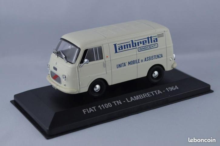 28745: Fiat 1100 TN - Lambretta - 1964 - Atlas 1:43, Hobby en Vrije tijd, Modelauto's | 1:43, Nieuw, Auto, Overige merken, Ophalen of Verzenden