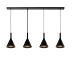 Lucide GIPSY - Hanglamp - 4xE27 - Zwart of Taupe, Huis en Inrichting, Lampen | Hanglampen, Ophalen, Bisschoppenhoflaan 145  Antwerp, Flemish Region 2100, BE