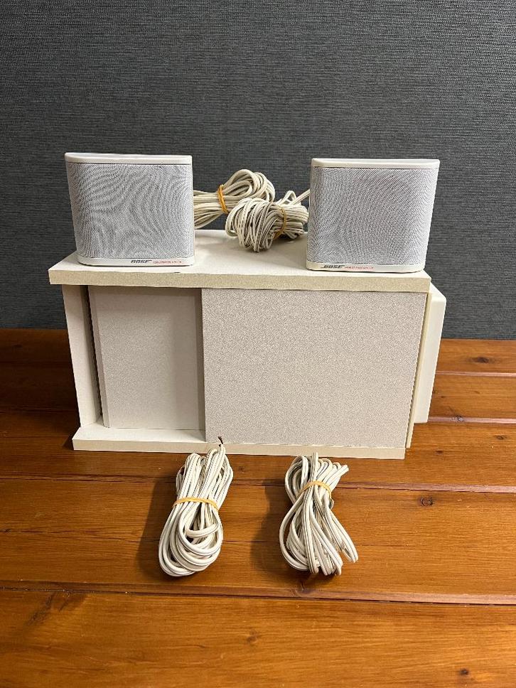 Bose Acoustimass 3 series 2 System luidsprekers , boxen ., Audio, Tv en Foto, Luidsprekers, Gebruikt, Front, Rear of Stereo speakers