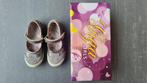 Giga Girls zilveren leren schoenen met klittenband mt 25, Meisje, Schoenen, Ophalen of Verzenden, Zo goed als nieuw