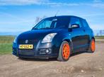 Suzuki Swift 1.6 3D Sport 2007 Zwart, Auto's, Suzuki, Voorwielaandrijving, 1005 kg, Zwart, 4 cilinders