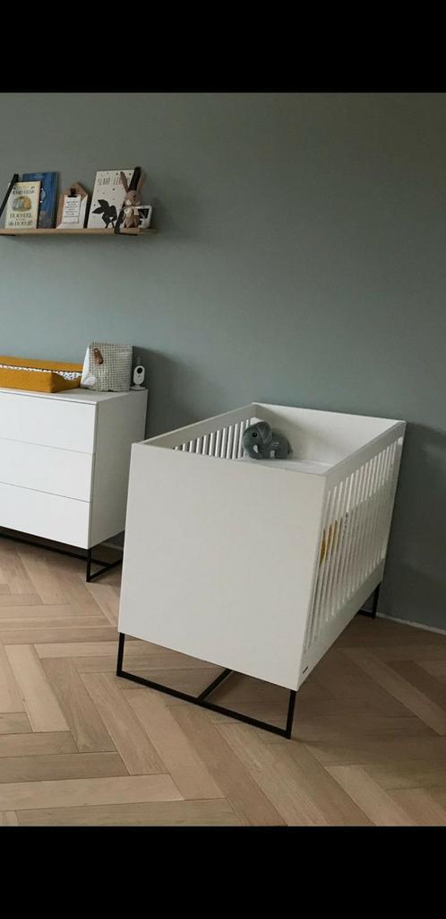 Kidsmill Modular ledikant 120x60cm mat wit AeroSleep matras, Kinderen en Baby's, Kinderkamer | Complete kinderkamers, Gebruikt