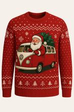Volkswagen T1 Bus kersttrui, Ophalen of Verzenden, Nieuw, Overige maten, Rood