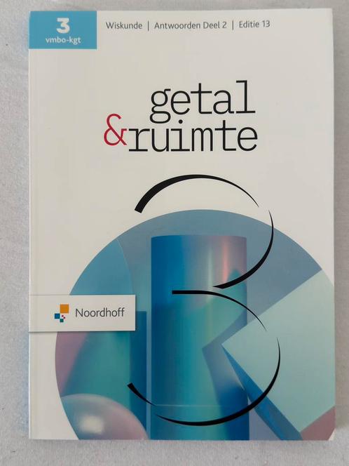 2 Antwoordenboeken Getal & Ruimte vmbo-3, Boeken, Schoolboeken, Zo goed als nieuw, Wiskunde A, VMBO, Verzenden