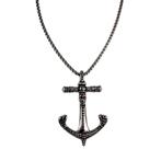 Jasseron-ketting Anker Schedel Hanger RVS 316L Ketting Heren, Overige materialen, Birgitta-Gracht 33, 6465 EL Kerkrade, Nederland