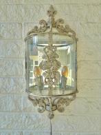 Wandlamp landelijk Clayre &  Eef Beige IJzer, Ophalen, Gebruikt, Glas, Landelijk