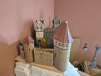 Groot h0 kasteel burcht stadsmuren stadstoren, Hobby en Vrije tijd, Modeltreinen | H0, Ophalen of Verzenden, Gelijkstroom, Rails
