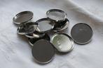 Ronde lege broches, Verzenden, Nieuw, Zilver, Overige materialen