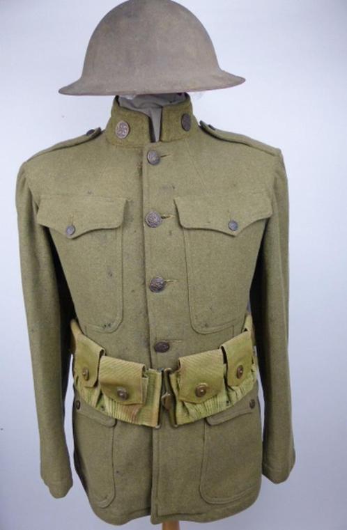 US , M1917 Jasje, Verzamelen, Militaria | Tweede Wereldoorlog, Landmacht, Kleding of Schoenen, Nederland, Verzenden