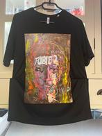 Bijzonder T-shirt met Tekst, Zwart, Maat 42/44 (L), Nieuw, Ophalen of Verzenden