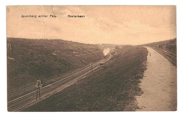 991148 Spoorberg Achter Félu Oosterbeek 1922 Gld Gelopen met, Verzamelen, Ansichtkaarten | Nederland, Gelopen, Gelderland, 1920 tot 1940