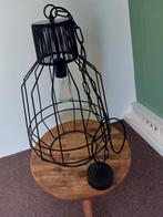 Zwarte Industriële Hanglamp, Ophalen, 50 tot 75 cm, Zo goed als nieuw, Metaal