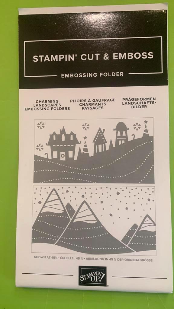 Charming Landscapes 2 Embossingmallen Stampin Up NIEUW, Hobby en Vrije tijd, Kaarten | Zelf maken, Nieuw, Pons of Mal, Overige thema's