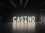 CASINO LICHTLETTERS TE KOOP DECORATIE, Ophalen of Verzenden, Zo goed als nieuw