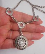 Zilveren prachtig collier BVL GARI nr.1427, Met hanger, Verzenden, Zo goed als nieuw, Zilver