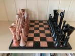 Stenen Schaakspel - Kwarts, Hobby en Vrije tijd, Gezelschapsspellen | Bordspellen, Een of twee spelers, Ophalen, Gebruikt