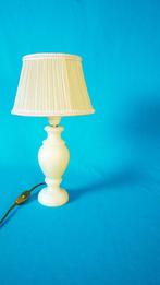 Vintage Alabaster Table Lamp | Hollywood Regency | White | P, Huis en Inrichting, Lampen | Tafellampen, Overige materialen, Verzenden