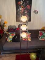 Staande lamp dimmer hoogte 156 cm rvs lamp met dimmer, Ophalen of Verzenden, Zo goed als nieuw, 150 tot 200 cm