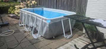 Intex Prism Frame Zwembad - 300x200 cm 1 jaar oud beschikbaar voor biedingen