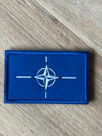 NATO Patch, Ophalen of Verzenden, Landmacht, Nederland, Embleem of Badge