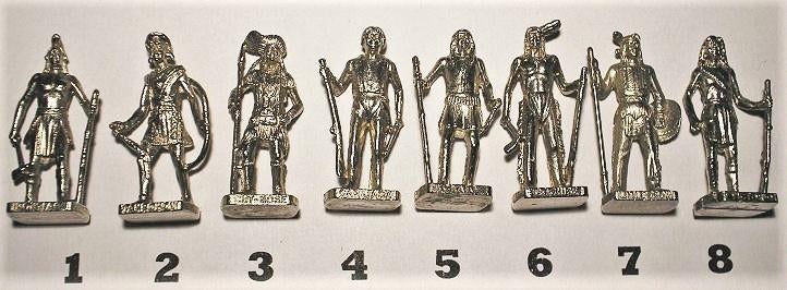 30ch-Ferrero kinder surprise metal BERÜHMTE INDIANER serie 2, Verzamelen, Verrassingseieren, Ophalen of Verzenden, Zo goed als nieuw