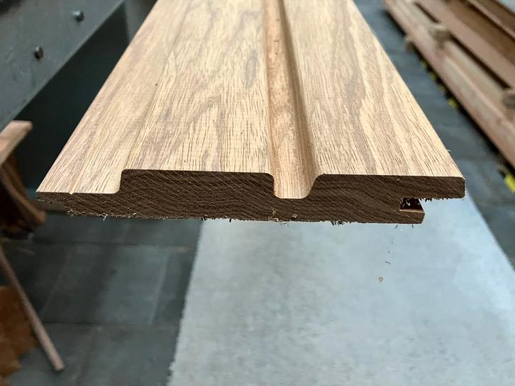 Thermo Fraké Dubbele Rhombus 20x130mm, Tuin en Terras, Palen, Balken en Planken, Nieuw, Planken, 250 cm of meer, Ophalen